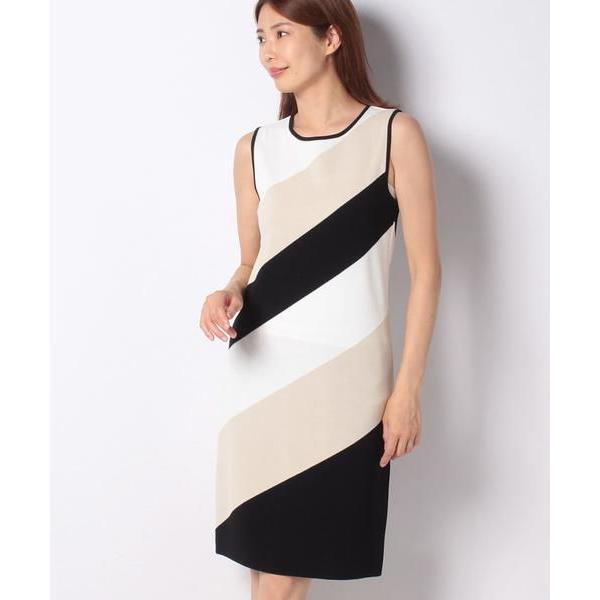 アウトレット 新品販売 Pierre Cardin ピエール カルダン ミラノリブインターシャバイヤスボーダー ニットワンピース 直販廉価 Angelbookhouse Com