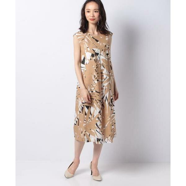 国内正規販売店 Pierre Cardin ピエール カルダン パームリーフプリント ワンピース 売り尽くし特価 Www Didaka Uralmek Com