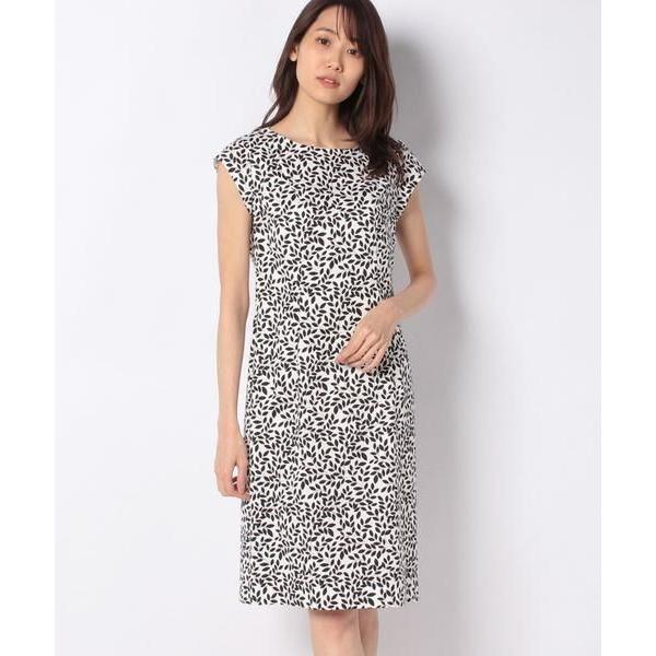 安い直営店 Madam Joconde マダムジョコンダ リーフ アラベスク柄 サテンワンピース 人気オンライン Ssl Daikyogo Or Jp