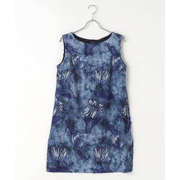 売れ筋介護用品も！ TABASA タバサ フラワープリント×カゴ染め