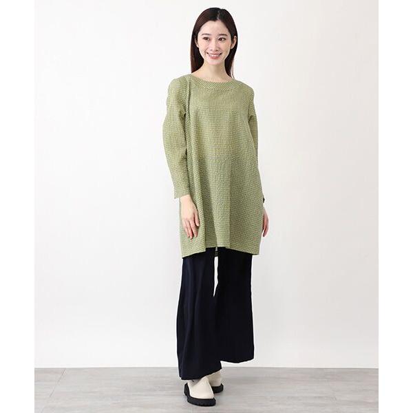 お値下げ❣️TABASAタバサ　タグ付き新品　チュニック　サイズ34 TABASA / タバサ ふくらみギンガムチュニック : タカシマヤ