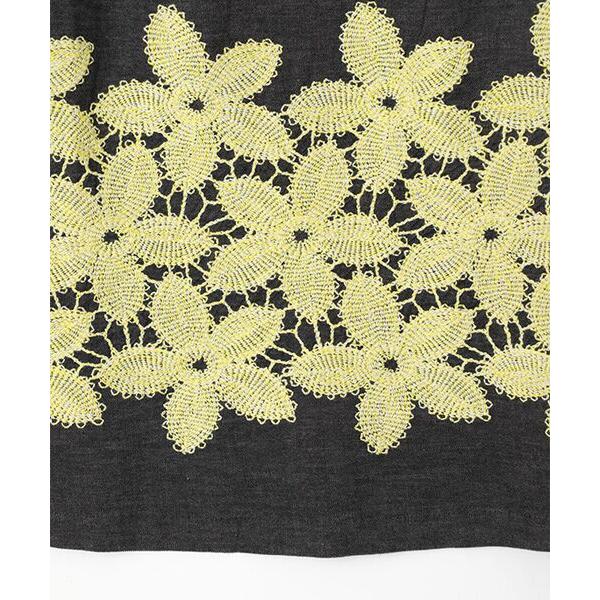 TABASA / タバサ 6ozデニム×レース刺繍チュニック : タカシマヤ
