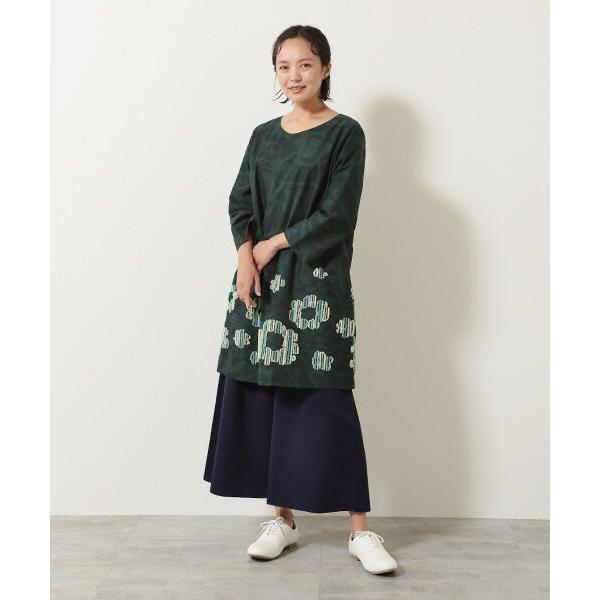 TABASA（タバサ） フラワーカットジャガードチュニック : タカシマヤ