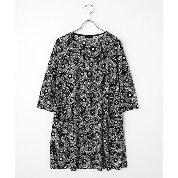 TABASA（タバサ） ロゼットプリントチュニック : タカシマヤ
