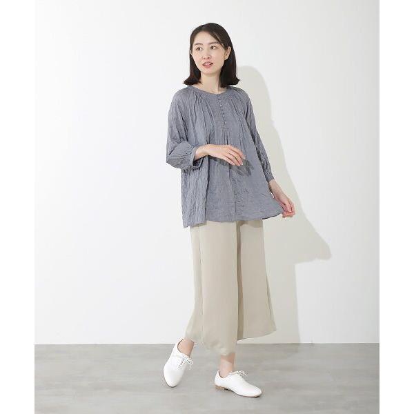 TABASA / タバサ シャーリングシャンブレーブラウス｜selectsquare｜11