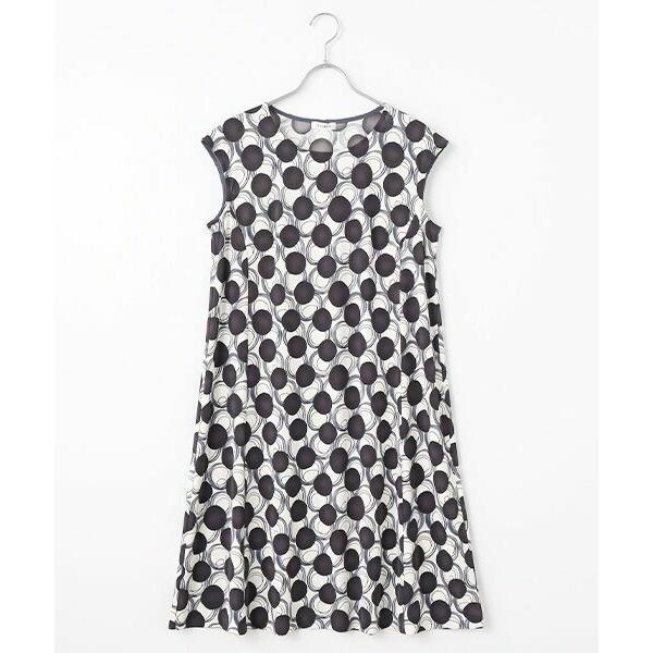 TABASA / タバサ ドットサークルプリントワンピース