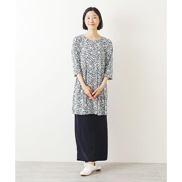 tabasaタバサ　チュニックワンピース TABASA（タバサ） プチフラワープリント チュニック : タカシマヤ