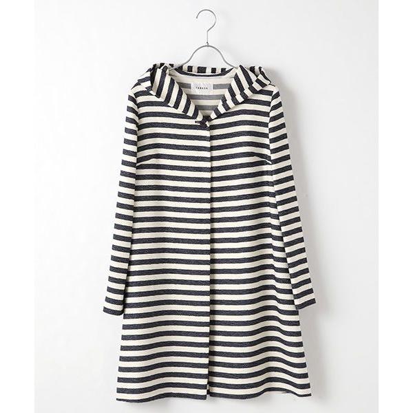 Seal限定商品 Tabasa タバサ インレー風ボーダーフードコート 再再販 Www Technet 21 Org