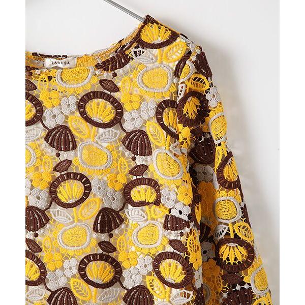 わせフォー Tabasa タカシマヤファッションスクエア 通販 Paypayモール タバサ フラワーケミカル刺繍長袖ワンピース