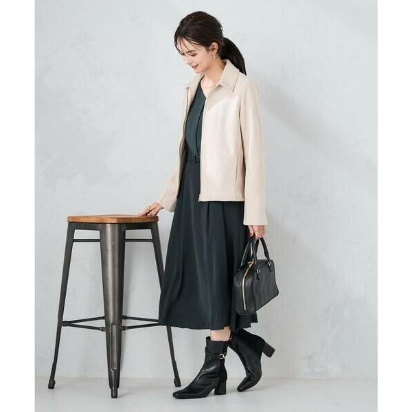 アー・ヴェ・ヴェ（a．v．v）/【洗える】ウエストタックワンピース a.v.v（アー・ヴェ・ヴェ） 【洗える】ウエストタックワンピース