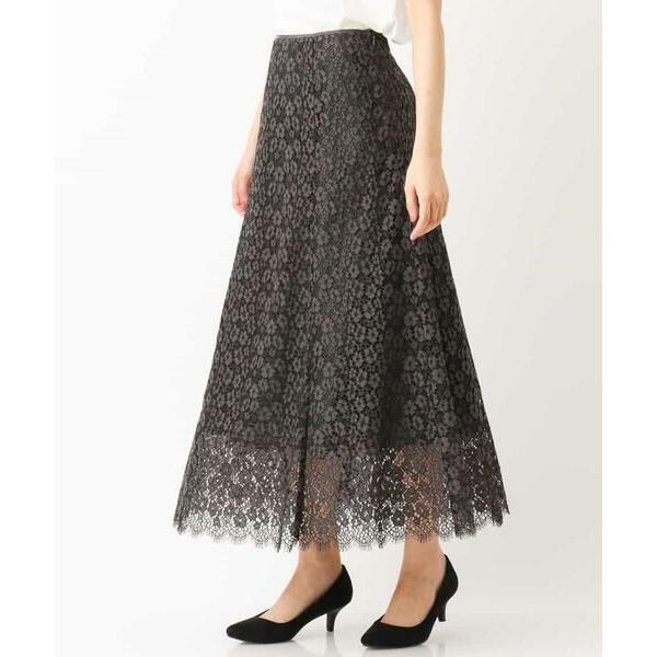 a.v.v / アー・ヴェ・ヴェ フラワーレースセミフレアスカート | a.v.v | 06
