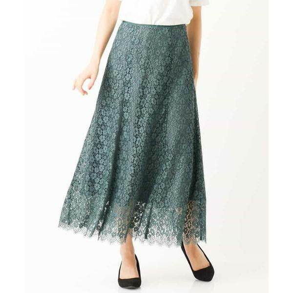 a.v.v / アー・ヴェ・ヴェ フラワーレースセミフレアスカート | a.v.v | 07