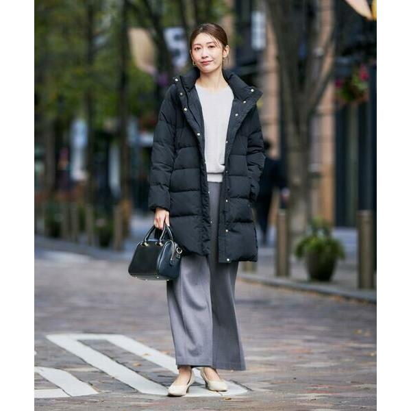 a.v.v（アー・ヴェ・ヴェ） フーデッドロングダウンコート