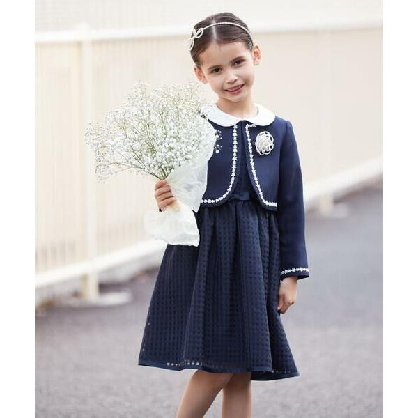 a.v.v / アー・ヴェ・ヴェ [110-130]【セレモニースタイル】丸襟シアー