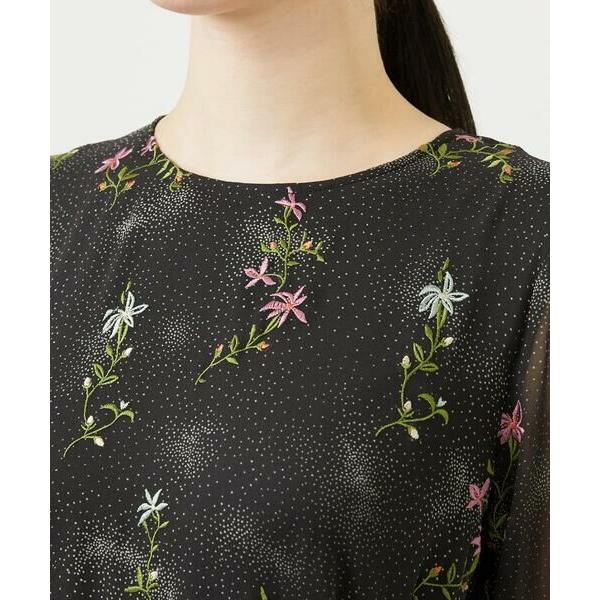 Sybilla / シビラ ドットフラワー刺繍ドレスの画像