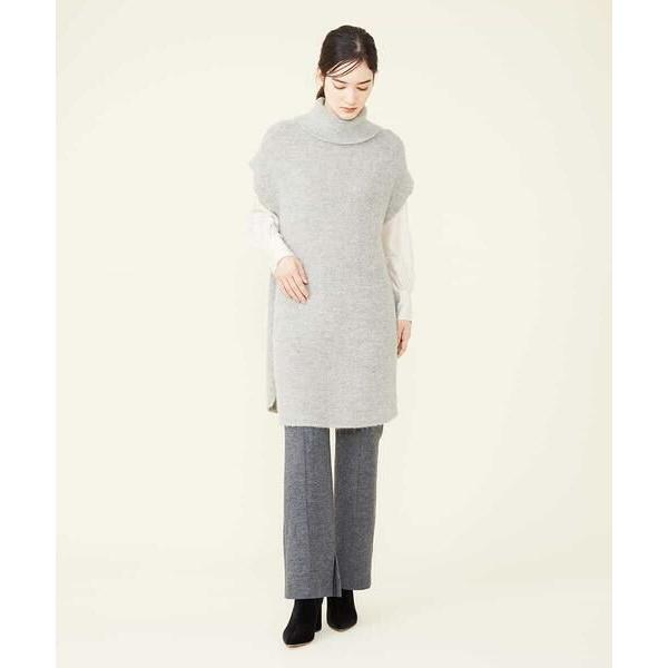 Sybilla / シビラ ピュアアルパカタートルネックロングジレ | Sybilla | 04