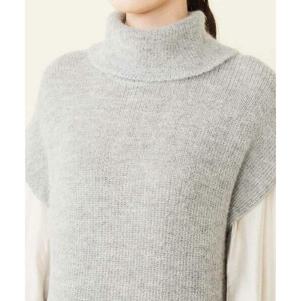Sybilla / シビラ ピュアアルパカタートルネックロングジレ | Sybilla | 09