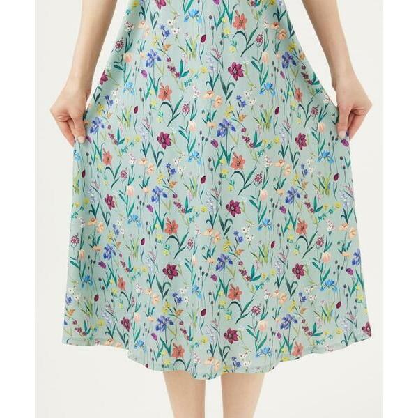 Sybilla シビラ フラワープリントジャージードレス Sybilla / シビラ フラワーガーデンプリントジャージードレス