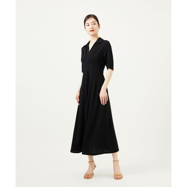 Sybilla / シビラ スキッパー梨地ジャージードレスの画像