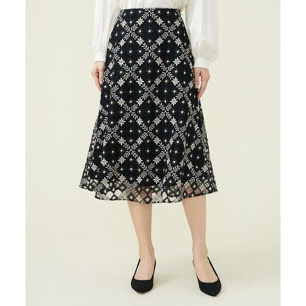 最先端 エンブロイダリー シビラ エンブロイダリーチュールスカート