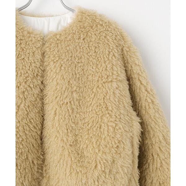 VERSEAU（ヴェルソー） チベットラムリバーシブルブルゾン