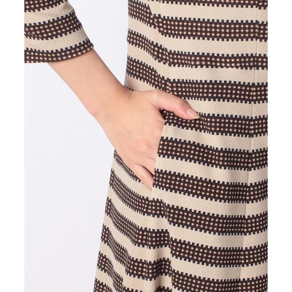 返品送料無料 Leilian レリアン チェック ボーダーワンピ ス エッセンシャルズ Measurementsystems Org