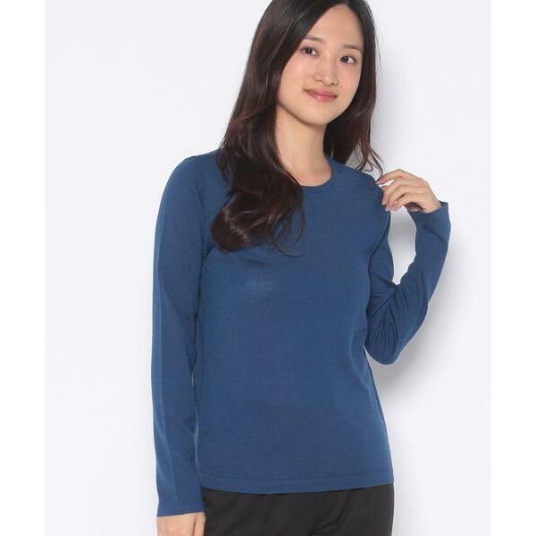 Leilian / レリアン 便利なウールのクルーネックインナー