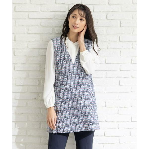 Leilian / レリアン ツイードベスト