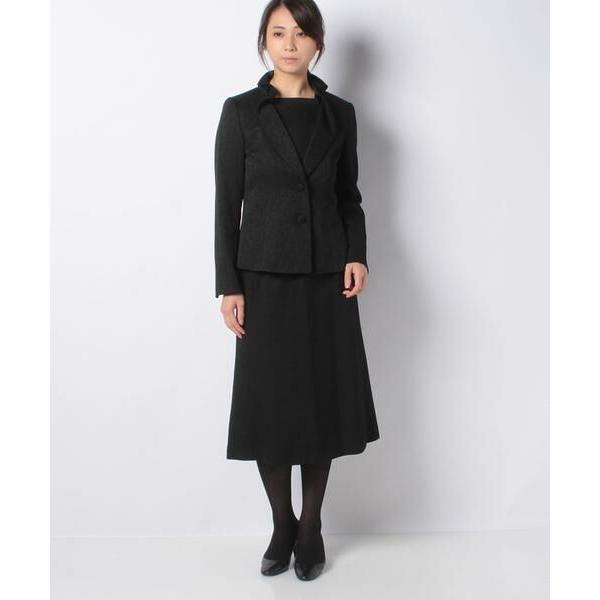 最安値】 Leilian PLUS HOUSE レリアンプラスハウス スリーピースアンサンブル Leilian PLUS HOUSE レリアンプラスハウス ステンカラーコ−ト