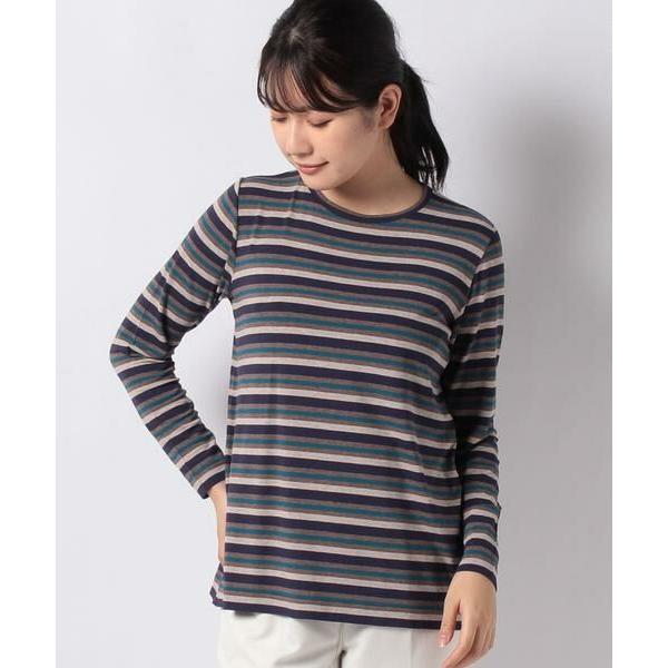 Leilian House Plus House 半袖 レリアンプラスハウス マルチボーダーカットソー 通販 レディースファッション タカシマヤファッション