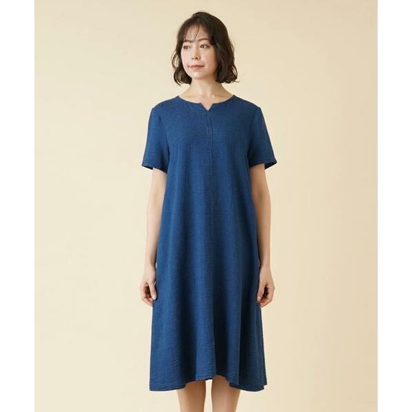 「送料無料・年末感謝」 Leilian PLUS HOUSE / レリアンプラスハウス キーネックワンピース 【CEG8265188211】(29854円)