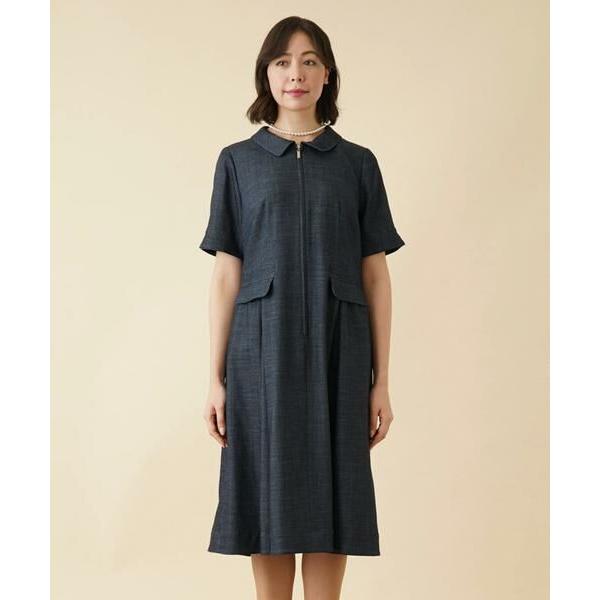 26【新品未使用】 Leilian PLUS HOUSE / レリアンプラスハウス フロントジップワンピ−ス 【BCD1118266664】(40392円)