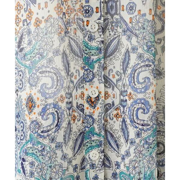 匿名！送料無料！ Leilian PLUS HOUSE / レリアンプラスハウス ペイズリー柄イタリアンカラーブラウス 【AAA8983892993】(32450円)