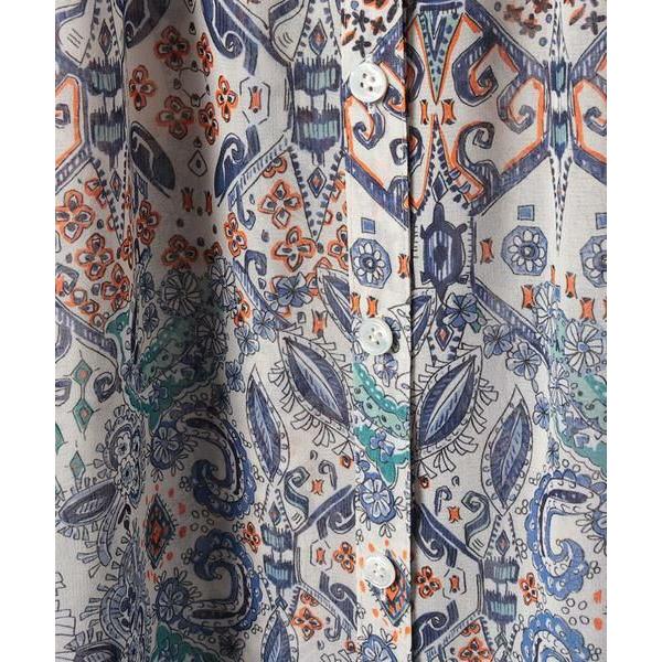 匿名！送料無料！ Leilian PLUS HOUSE / レリアンプラスハウス ペイズリー柄イタリアンカラーブラウス 【AAA8983892993】(32450円)