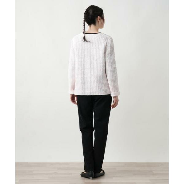 ブリル BRILL レディース ジャガードハンドニットカーディガン 252185 