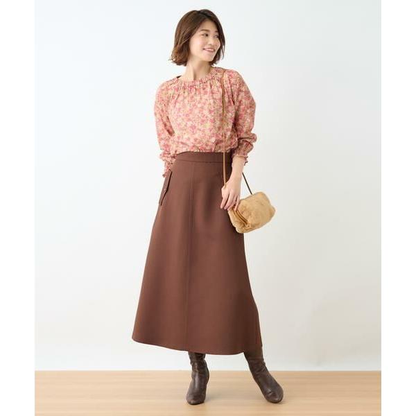 CARA O CRUZ / キャラ・オ・クルス 洗える フラワーブラウス オ クルス