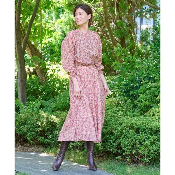 CARA O CRUZ / キャラ・オ・クルス 洗える フラワーブラウス オ クルス