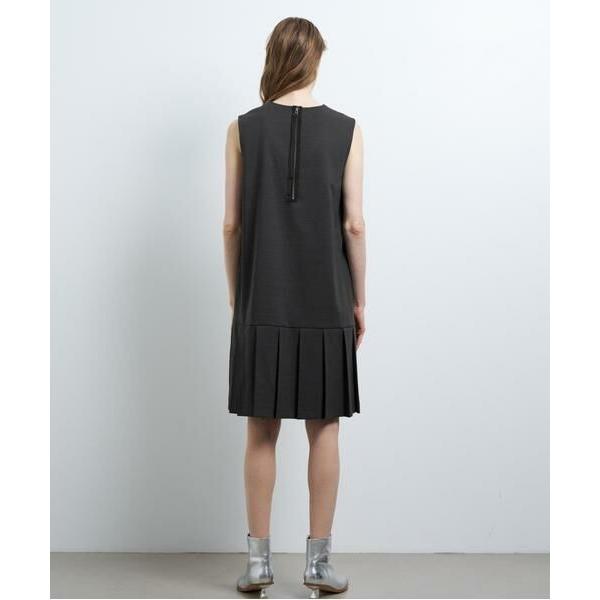 LANVIN en Bleu / ランバン オン ブルー プリーツヘムウールツイル 