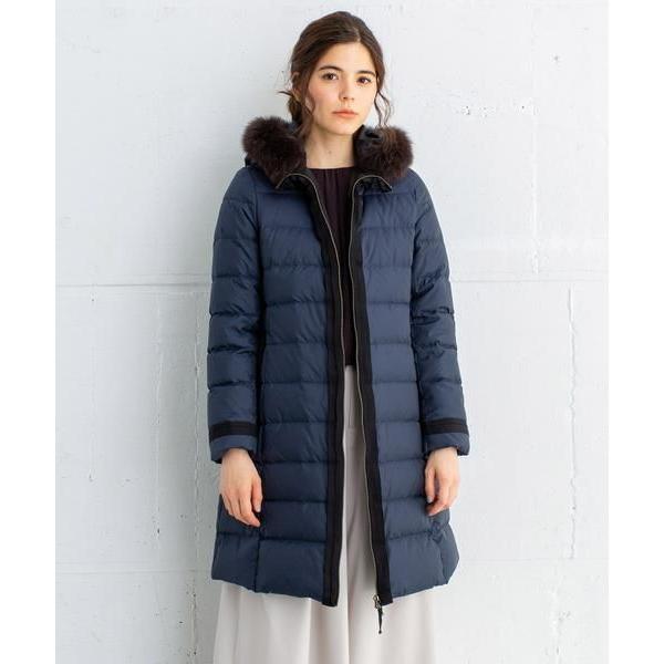 ランバンオンブルー ロングダウン ダークグレー 36-