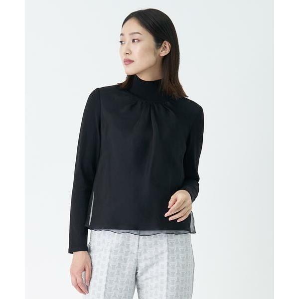 25【新品未使用】 LANVIN COLLECTION / ランバン コレクション オーガンジーレイヤードセーター 【YWU7007432959】(25311円)