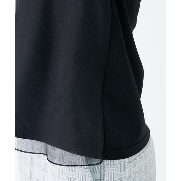 25【新品未使用】 LANVIN COLLECTION / ランバン コレクション オーガンジーレイヤードセーター 【YWU7007432959】(25311円)