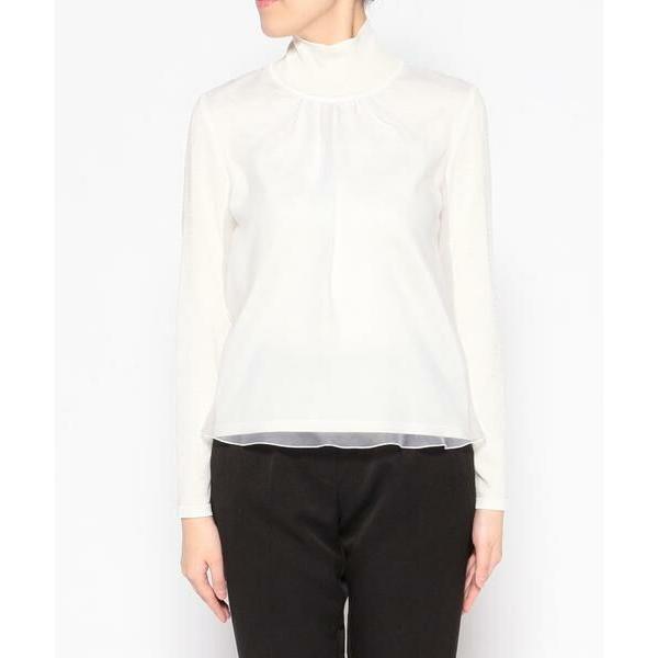 25【新品未使用】 LANVIN COLLECTION / ランバン コレクション オーガンジーレイヤードセーター 【YWU7007432959】(25311円)