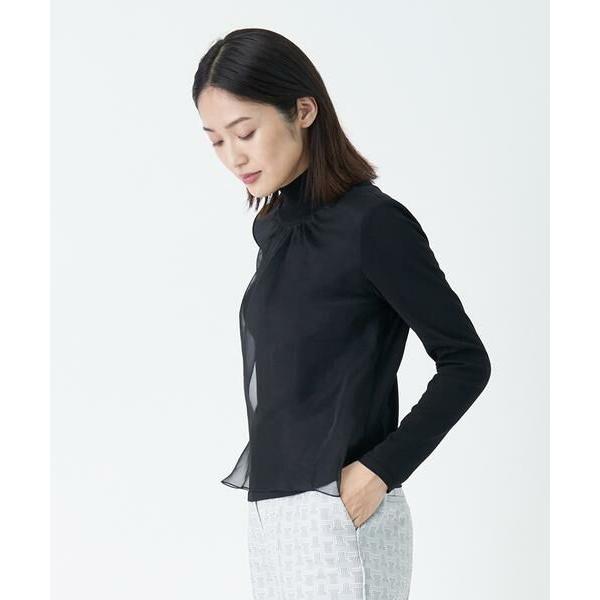 25【新品未使用】 LANVIN COLLECTION / ランバン コレクション オーガンジーレイヤードセーター 【YWU7007432959】(25311円)