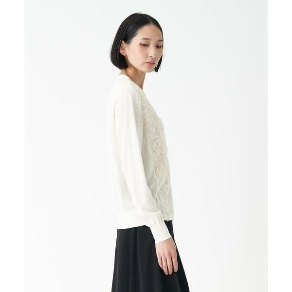 LANVIN COLLECTION / ランバン コレクション フラワーモチーフカーディガン