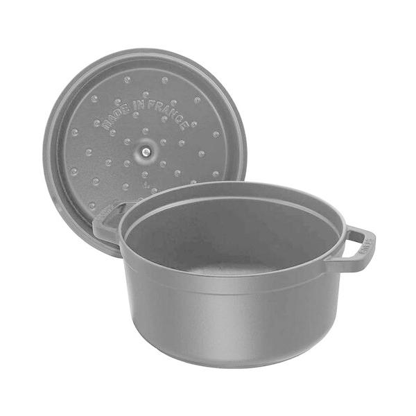 212 KITCHEN STORE / トゥーワントゥーキッチン ストア ピコ・ココットラウンド 22cm BK ＜STAUB ストウブ＞の画像