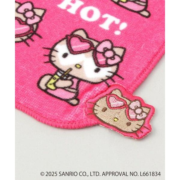 キティハンドタオル21枚セット 楽天市場】ハローキティ（カラーピンク）（ハンカチ・ハンド