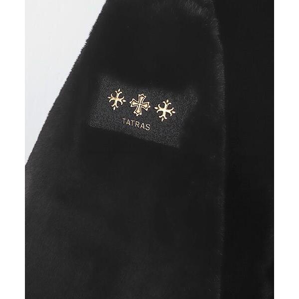 美品！STYLE&EDITファー付きノーカラージャケット 黒
