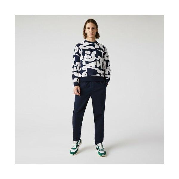 LACOSTE ヘリテージグラフィック クルーネック スウェット LACOSTE ヘリテージグラフィック クルーネック スウェット