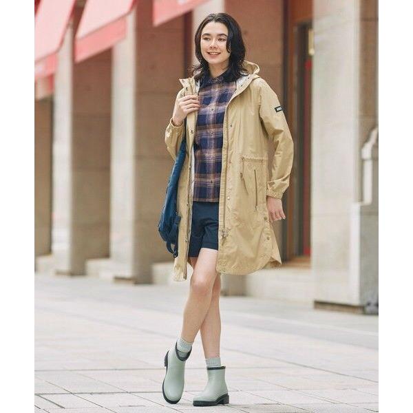 AIGLE / エーグル 透湿 防水 防風 2.5レイヤー フーデッドロングコート RPの画像