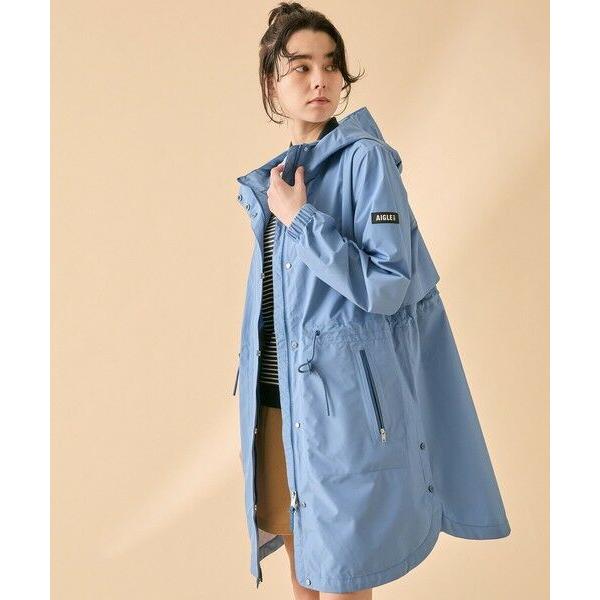 AIGLE / エーグル 透湿 防水 防風 2.5レイヤー フーデッドロングコート RPの画像